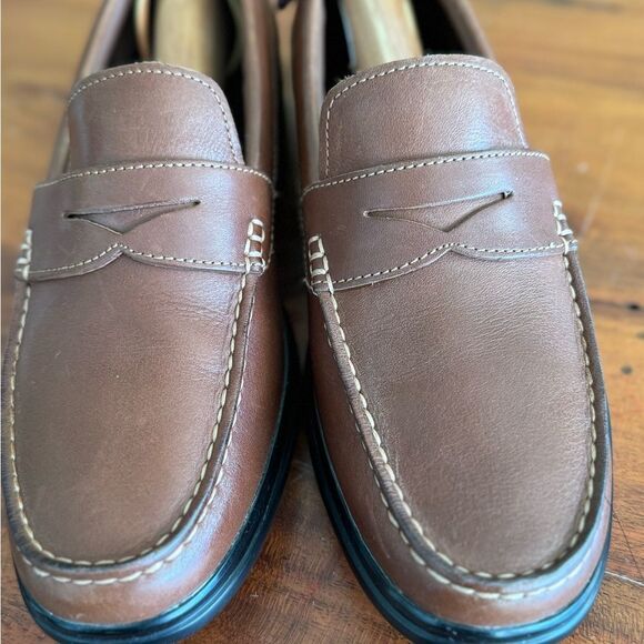 Cole Haan Brown Leather Men's Loafers - Picture 1 of 10